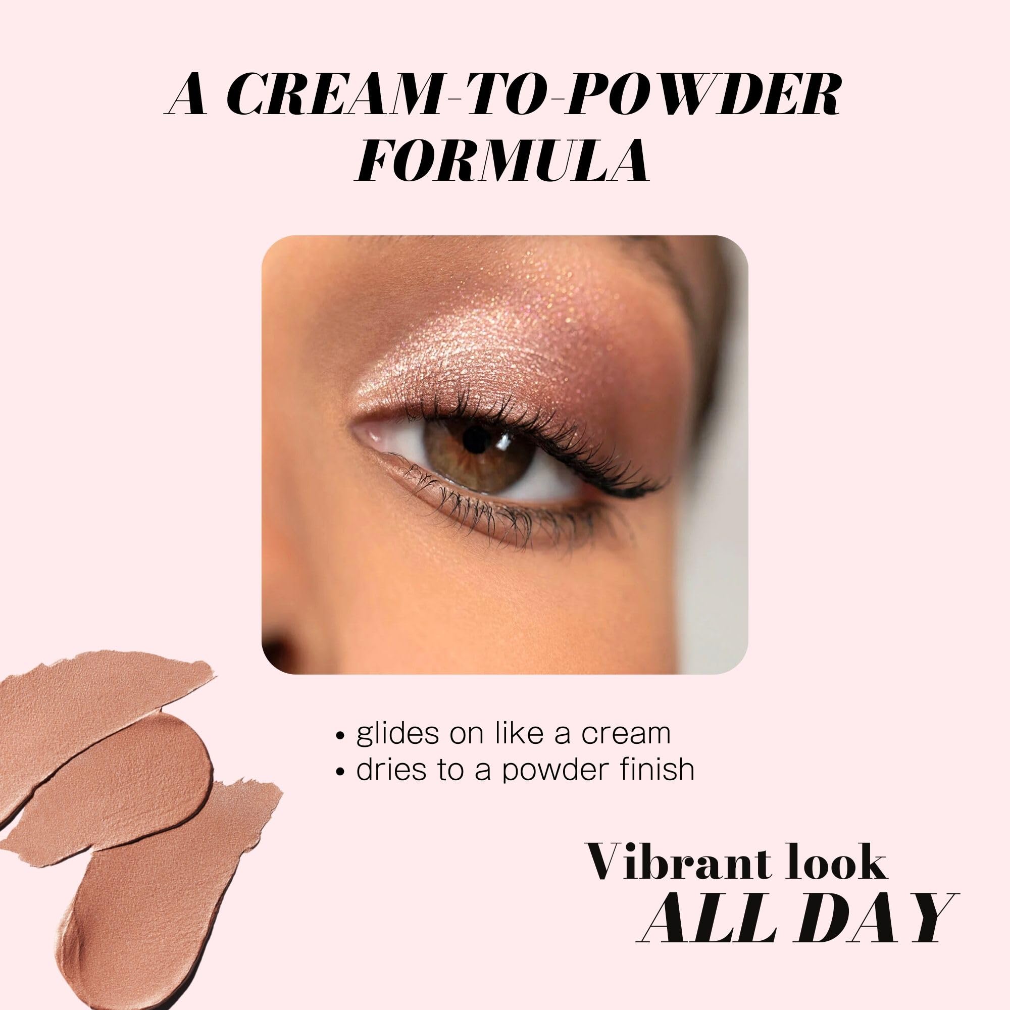 Younique Moodstruck Liquid Eyeshadow in Reverent | Champagne Satin | Eye Make-up | Quick Dry Cream-to-Powder Eye Shadow | High Pigment & Smudge Resistant Finish