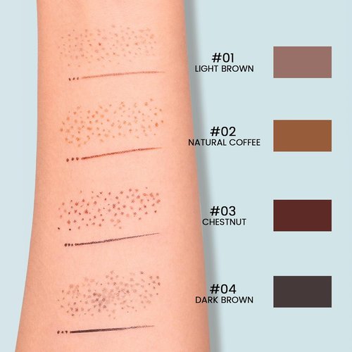 Skiennix 2-in-1 Microblading Freckle Pen & Stamp - Waterproof, Natural-Looking Freckles, Lasts 24 Hours