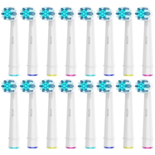 16pcs Kids Replacement Heads Compatible with Braun Oral B Kids Electric Toothbrush, Ultra Soft Bristles