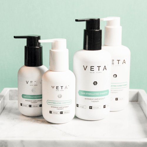 Hair Stimulating Conditioner For Hair Loss. 1% Follicusan, 1% Trichogen. Prevent Further Thinning, Support Lasting stimulation, Infuse Healthy Shine. Experience Youthful Hair. 8.5 fl. oz - Veta