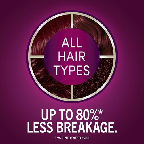 Schwarzkopf Keratin Color Permanent Hair Dye - 5.88 Deep Red, Professional Formula for 100% Gray Coverage