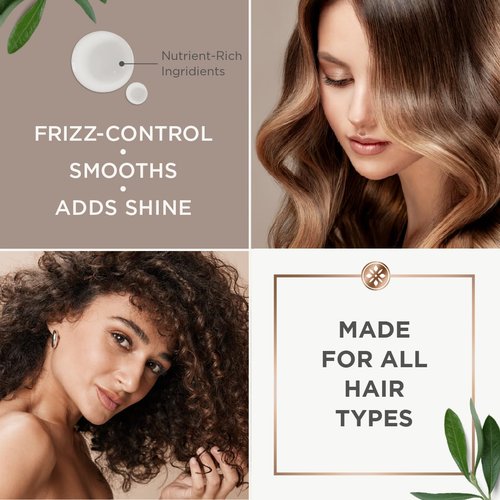 Argan Magic Anti-Frizz Blow Dry Spray - Tame Frizz & Humidity | Adds Glossy Shine | Paraben-Free | 8 Oz
