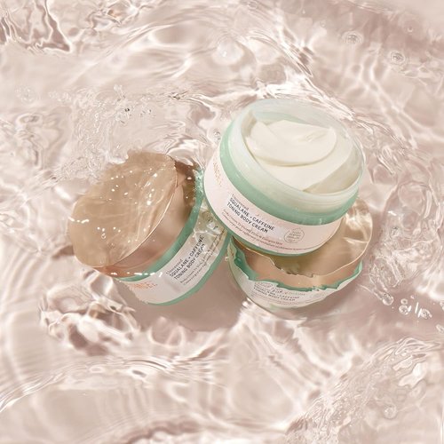 Biossance Squalane + Caffeine Body Cream - Firming Moisturizer for All Skin Types | Vegan & Fragrance-Free
