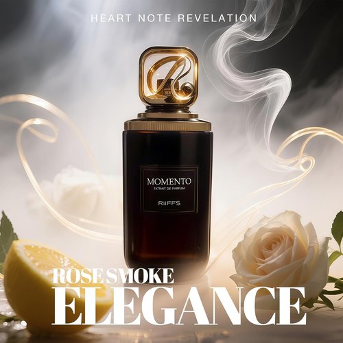 Momento Cologne for Men - Warm Spicy Amber Eau de Parfum | 100ml Long-Lasting Fragrance with Mandarin, Damask Rose, Oud & Amberwood