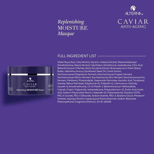 Alterna CAVIAR Anti-Aging Hair Masque - Replenishes Dry, Coarse, Damaged Hair | Sulfate Free