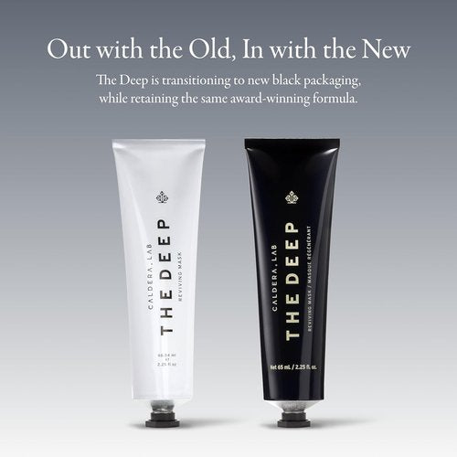 Caldera + Lab The Deep | Men's Organic Hydrating Clay Face Mask – Vegan, Natural & Antioxidant Skincare for All Skin Types