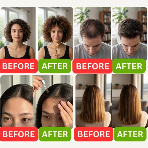 Revatology Hair Thickening Serum - Leave-In Treatment for Thinning Hair & Scalp Care | 30 Botanicals, Rosemary & Biotin