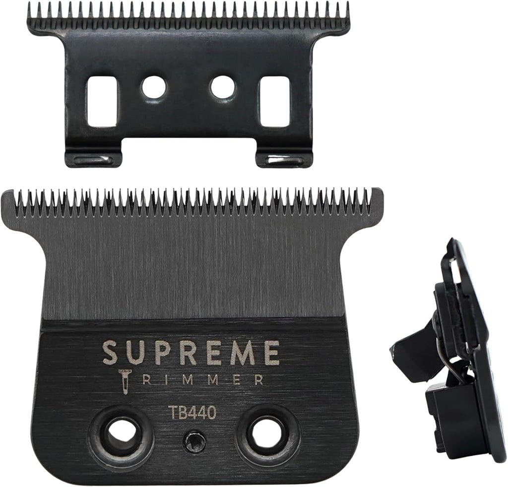 Supreme Trimmer T-Blade TB440 - 0 Gap Adjustable DLC Coated Stainless Steel Replacement Blade