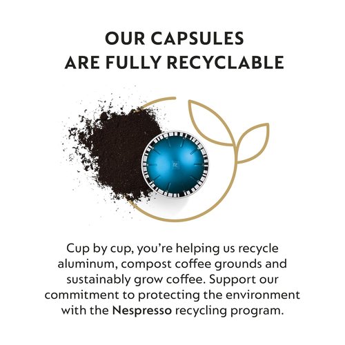 Nespresso Vertuo Coffee Capsules - Variety Pack of Medium & Dark Roast - 30 Count Pods for 7.8 oz Brews