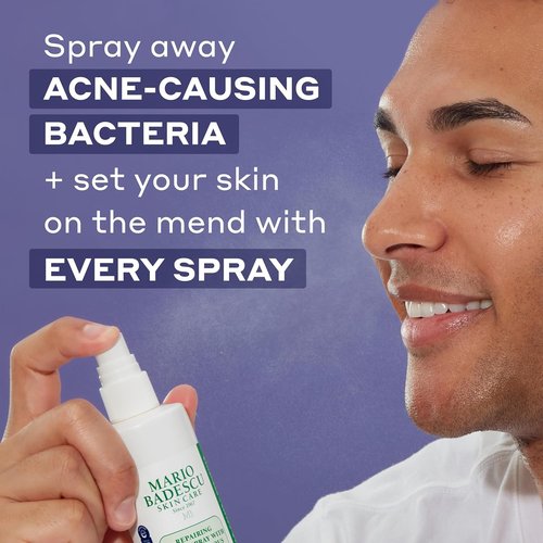 Mario Badescu Repairing HOCl Facial Spray - Soothes Irritated Skin & Reduces Redness | pH Balancing, Fragrance-Free