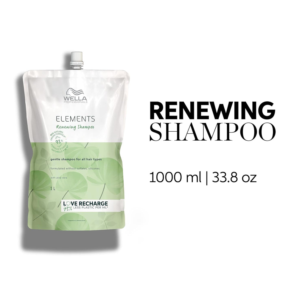 Wella Professionals Renewing Shampoo - Gentle Sulfate & Silicone Free | Ideal for All Hair Types