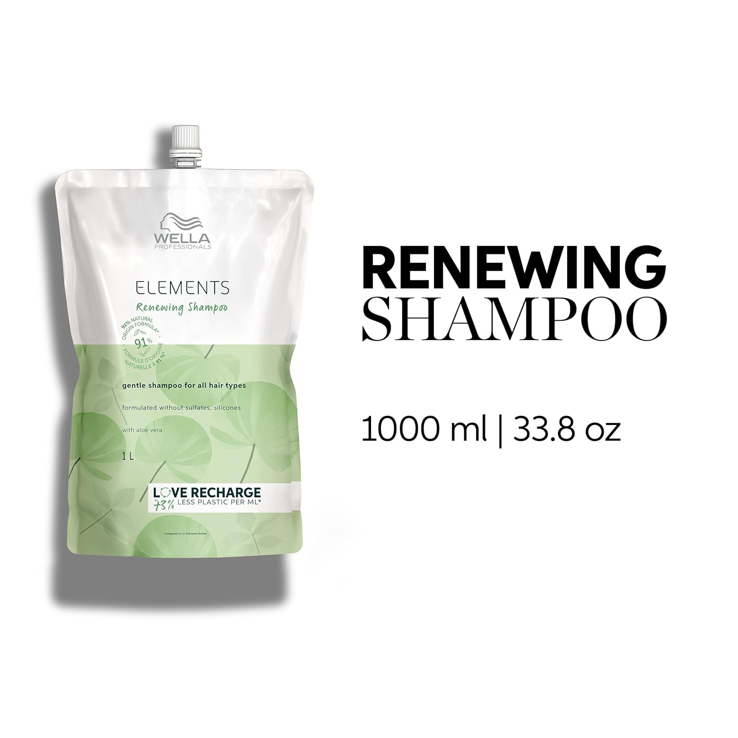 Wella Professionals Renewing Shampoo - Gentle Sulfate & Silicone Free | Ideal for All Hair Types