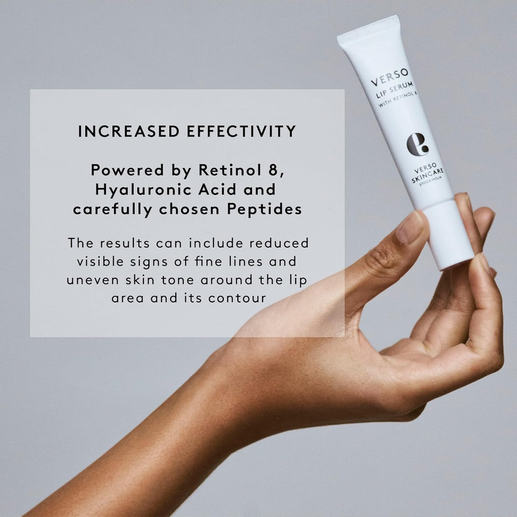 Verso Lip Serum - Hydrating Formula for Soft, Plump Lips | 0.5 Fl Oz