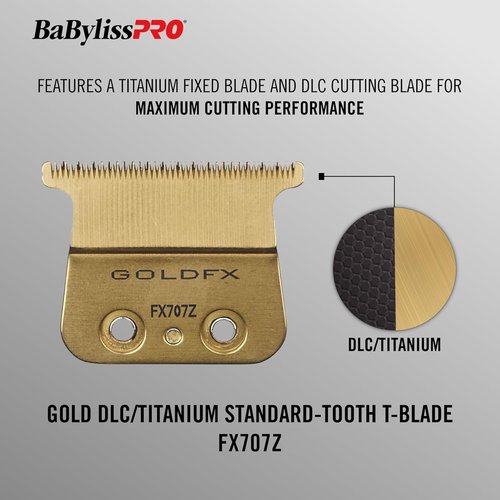 BaBylissPRO Replacement T-Blades - Standard & Fine-Tooth for Hair Trimmers | FX787, FX799, FX726, FX729