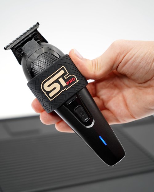 Supreme Trimmer SGR60 Professional Barber Grippers | 5 Piece Non-Slip Clipper Grips, Barber Sleeve for Clipper, Trimmer & Shaver | Black