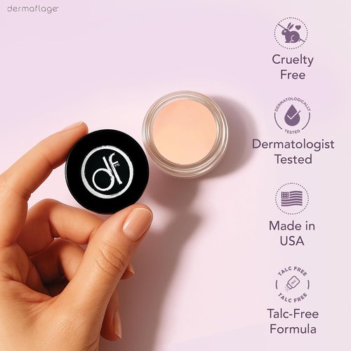 Dermaflage Waterproof Concealer Cream - Full Coverage Matte Finish for Dark Circles & Tattoos (Light)