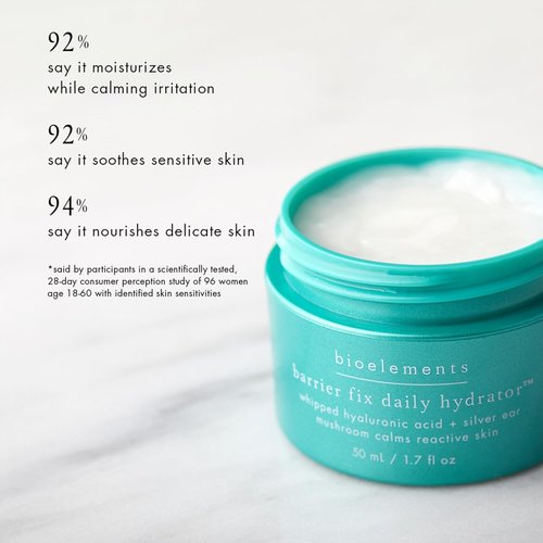 Bioelements Barrier Fix Daily Hydrator - Clinical Face Moisturizer for Sensitive Skin - 1.7 fl oz - Vegan & Gluten Free