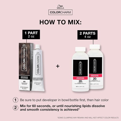 COLORCHARM Permanent Cream Hair Dye - 100% Gray Coverage | Auburn & Red Violet Shades | Vegan Formula | 2 oz.