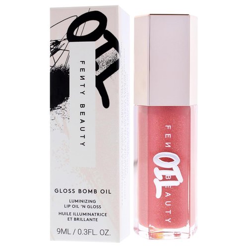 Fenty Beauty Gloss Bomb Luminizing Lip Oil - 01 Fussy | Hydrating Lip Gloss - 0.3 oz