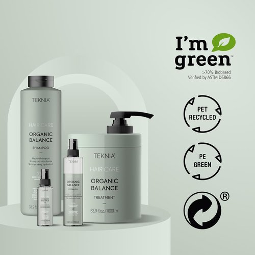 Lakmé Teknia Organic Balance Shampoo - Hydrating Formula for Scalp & Hair | 33.8 Fl Oz