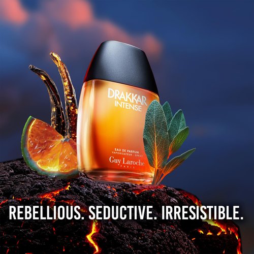 Guy Laroche Drakkar Intense Men's Eau de Parfum - Seductive Ambery Fougere Cologne with Vanilla & Bergamot, Long-Lasting Fragrance