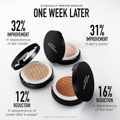 bareMinerals Original Pressed Powder Foundation - Talc-Free, SPF 15, Luminous Finish, Vegan, Clean Beauty