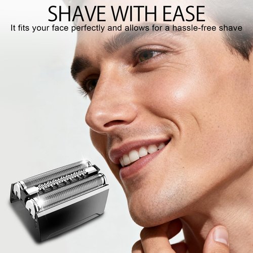 Pinkind 52B Replacement Shaver Head for Braun Series 5,Shaving Razor Head Suitable for Braun S5 5020, 5020s, 5030s, 5040, 5040s, 5050, 5050cc, 5070, 5070cc,5090cc, 5140s, 5145s, 5147s-Not for S5 53B