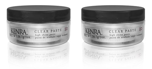 Kenra Professional Clear Paste 20 | High Shine Styler | High Hold & Control | Texturizing | All Hair Types | 2 oz (2-Pack)
