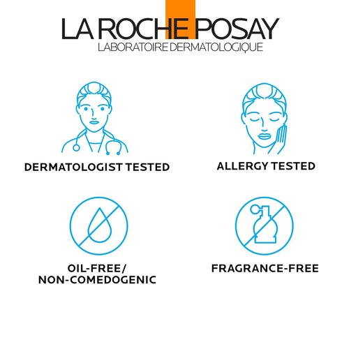 La Roche-Posay Anthelios SPF 60 Light Fluid Sunscreen - Lightweight, Oil-Free & Travel Size 1.7 Fl. Oz.