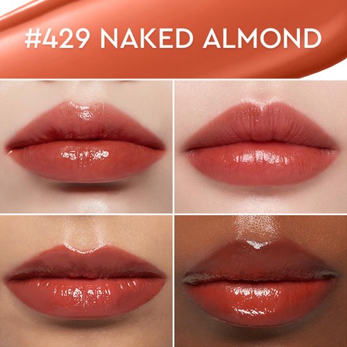 HERA Sensual Nude Balm Moisturizing Lipstick #429 NAKED ALMOND | Glossy Lip Serum including Ceramide, Hydrating & Nourishing, Sheer Color & Smooth Finish, Korean Makeup, 0.12 oz. (3.5g)
