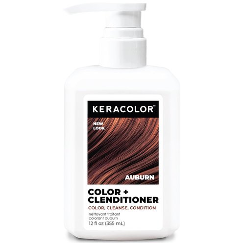 Keracolor Color + Clenditioner - 3-in-1 Color-Depositing Conditioner for Vibrant Hair | 12 Fl Oz, 23 Shades