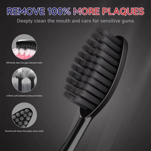 JBEIJIAN 150 PCS Individually Wrapped Bulk Toothbrush Pack, Disposable Soft Bristle for Adult or Kid, Ergonomic Handle, Perfect for Travel, Hotel, Donation