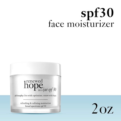 Philosophy Renewed Hope In A Jar - Moisturizer with SPF 30 - 2 oz for Radiant Skin