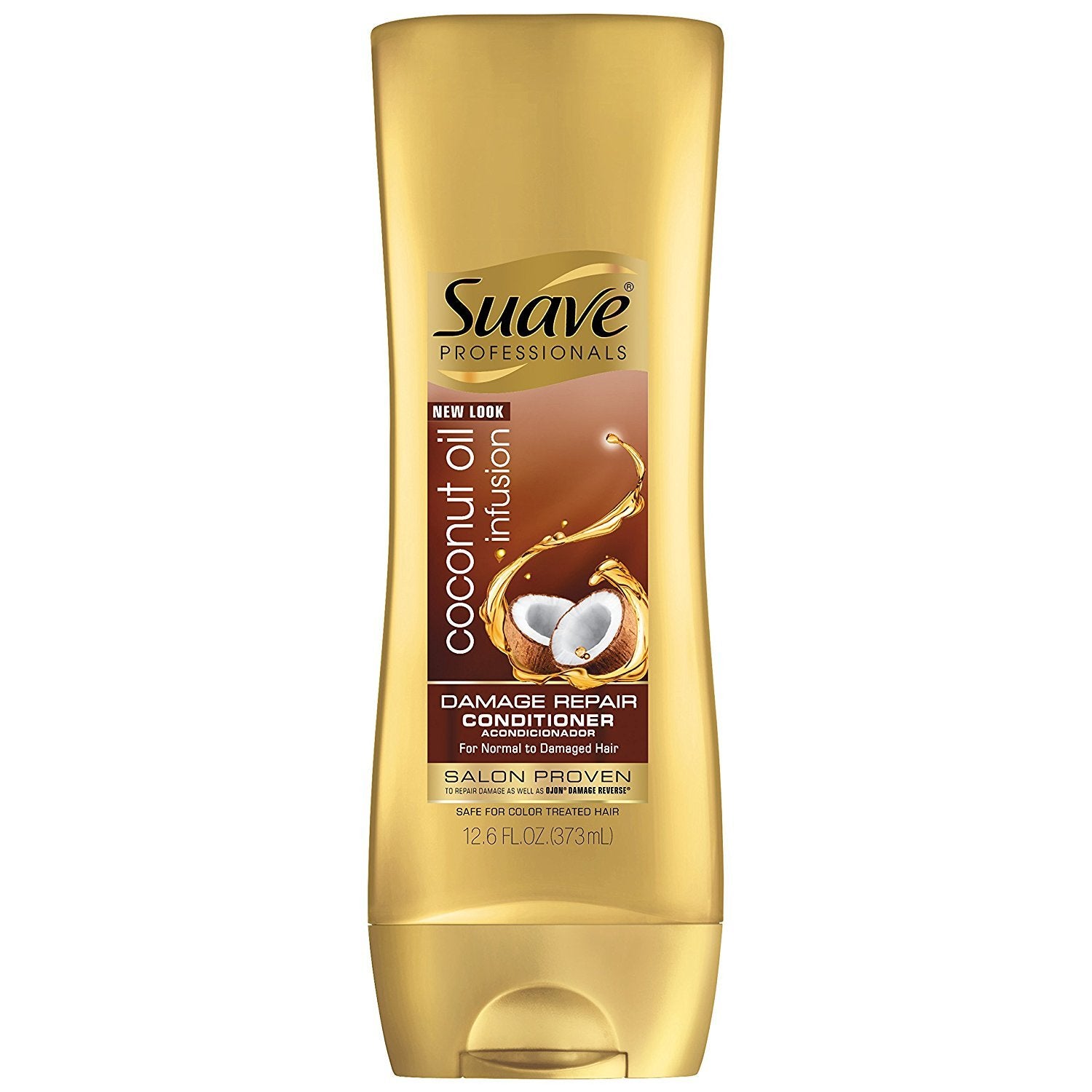 Suave Professionals Damage Repair Conditioner - Coconut Oil Infusion | 12.6 oz for Healthy Hair