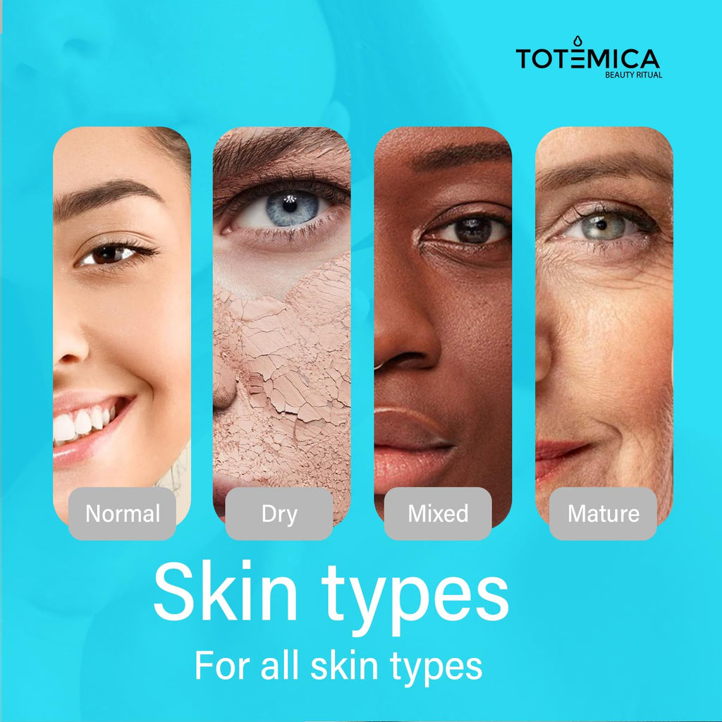 TOTEMICA Face Moisturizer - Anti-Aging Serum with Niacinamide & Hyaluronic Acid | Vegan & Cruelty-Free (1.69 Fl Oz)