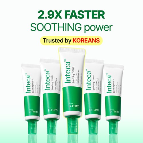 P:REM INTECA™ Soothing Cream - 2.9x Faster Relief for Acne-Prone Skin | Vegan Moisturizer, 2.70 fl. oz.
