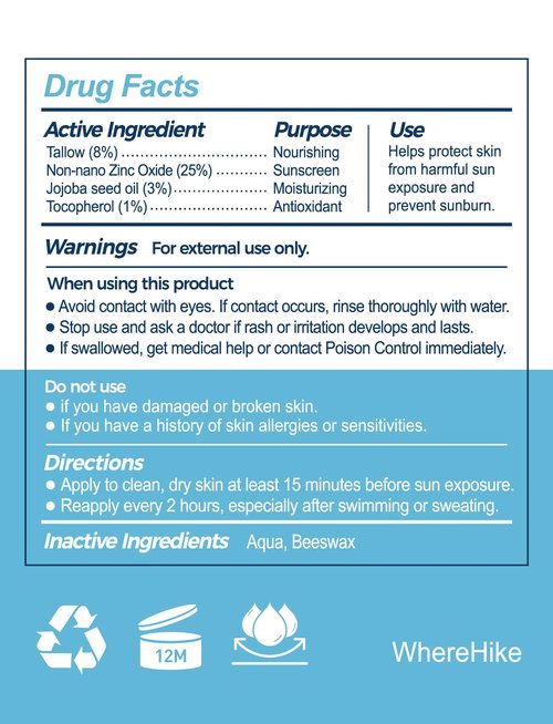 Stilip Organic Beef Tallow Sunscreen-SPF 50 with Zinc Oxide,Non-Toxic 2-in-1 Moisturizer & Mineral Sunblock | Reef Safe, Chemical-Free,Lightweight, Clean Formula for Sensitive Skin Natural Sunscreen.