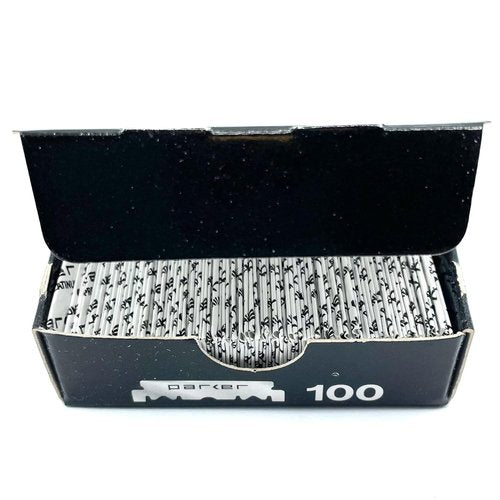 Parker Premium Platinum 1/2 Blades, 400 COUNT - For Professional Barber, Shavette and Disposable Straight Razors
