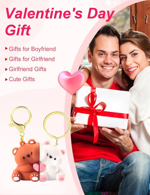 ChunlongFour Cute Keychain Gift for Boyfriend or Girlfriend | Perfect for Valentine's Day & Birthdays