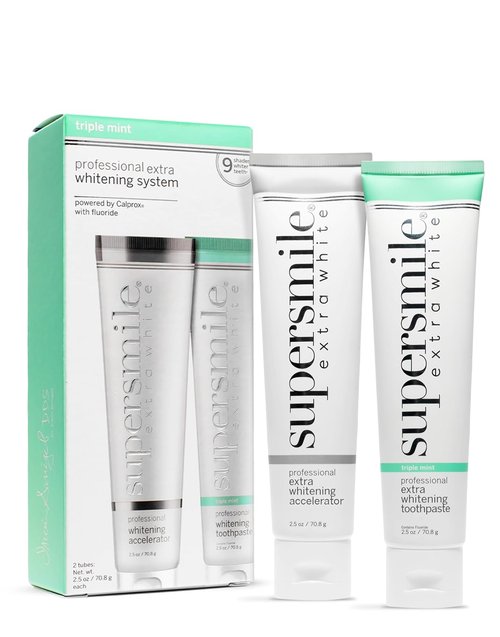 Supersmile Extra White Teeth Whitening System - 2 Count Pack for Bright, Radiant Smile