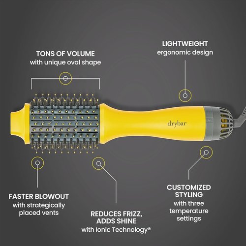 Drybar Blow-Dryer Shot Collection - Faster Blowouts with Volume & Less Frizz | Select Your Ideal Barrel Size