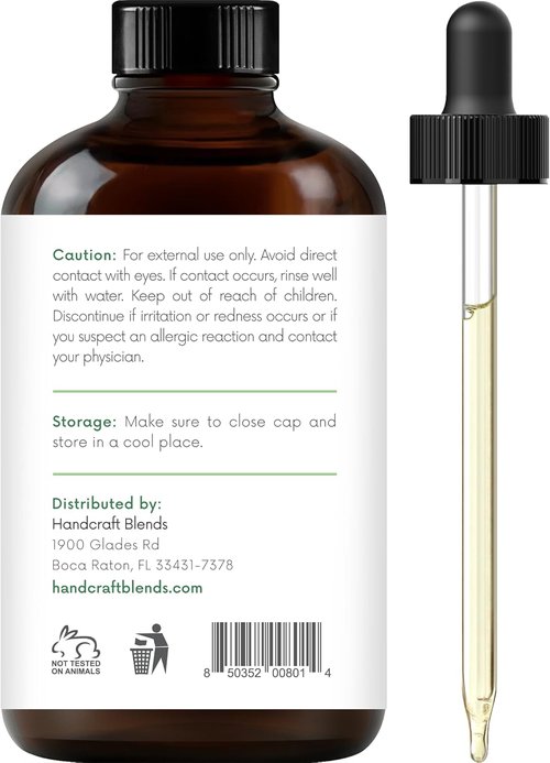 Handcraft Blends Tea Tree Essential Oil - 100% Pure & Natural 4 Fl Oz - Premium Grade for Diffusers, Aromatherapy & Skin Care