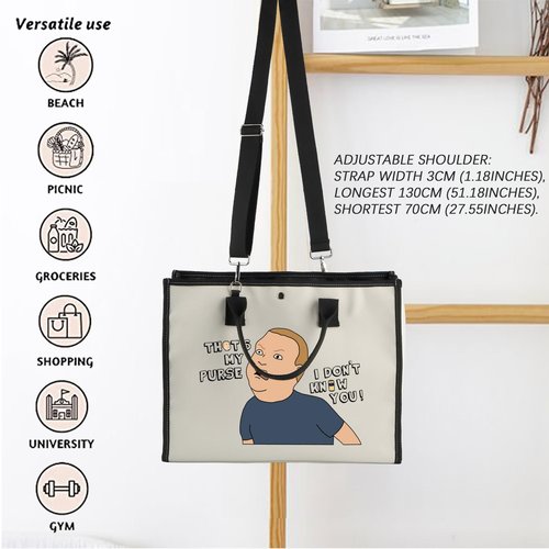 Cartoon Quote Gift TV Series Fans Cosmetic Bag Cartoon Tote Bag Tv Show Character Inspired Gift (My Purse LT)