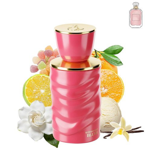Elysian Fields Blush Eau De Parfum - Long-Lasting Vanilla & Fruity Floral Fragrance | 30ml