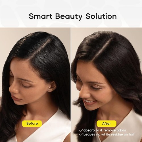 HALOVIDA Dry Shampoo for Dark Hair - Invisible Spray Absorbs Oils & Adds Volume | 5.07 Fl Oz