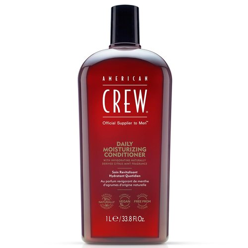 American Crew Conditioner - Daily Moisturizer for Men | Naturally Derived Vegan Formula, Citrus Mint, 33.8 Fl Oz