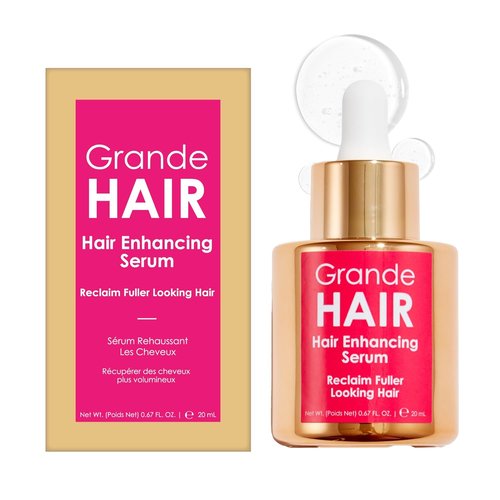 Grande Cosmetics Hair Serum - Promote Thickness in Thinning Hair | Safe for Color-Treated Hair