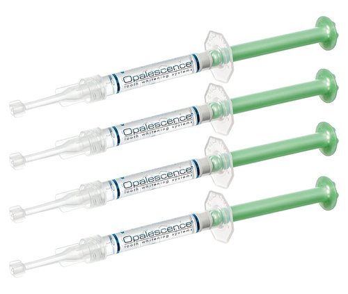 Opalescence 20% Teeth Whitening Refill Kit (4 Syringes) Carbamide Peroxide. Made by Ultradent, in Mint Flavor. Tooth Whitening Refill Syringes. Includes a Toothbrush. - 5196-2TB
