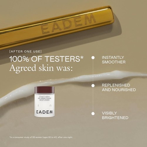 Eadem Cloud Cushion Face Moisturizer - Ultra Hydrating Cream with Peptides & Ceramides | 1.69 oz