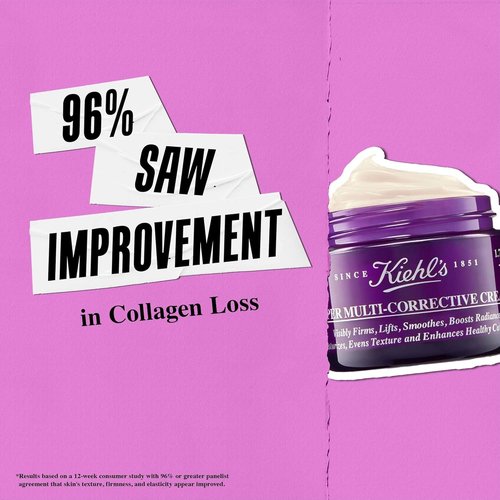 Kiehl's Super Multi-Corrective Cream - Anti-Aging Face & Neck Cream for Even Skin Tone | Lightweight & Fast-Absorbing